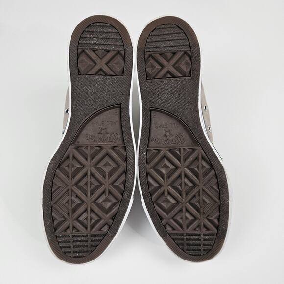 Converse High-Top Sneakers in Taupe and White - Picture 5 of 7